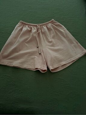 Liz Claiborne Pale Pink Athletic Drawstring Shorts